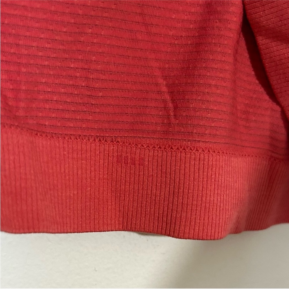 Lululemon Red/Coral Tee SIZE 10 - Picture 4 of 4